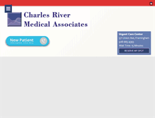Tablet Screenshot of charlesrivermed.com